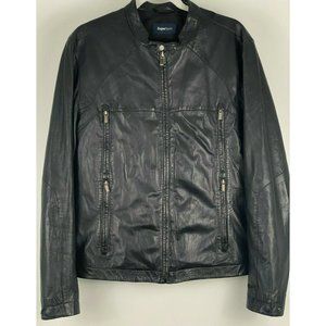 Zegna Sport Men’s Leather Jacket - Medium